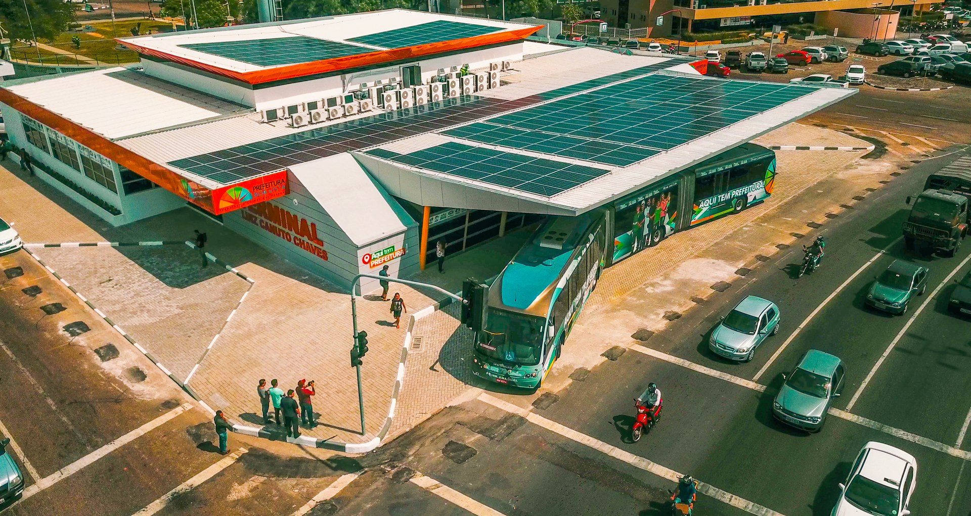 Foto da obra Terminal de Ônibus Luiz Canuto